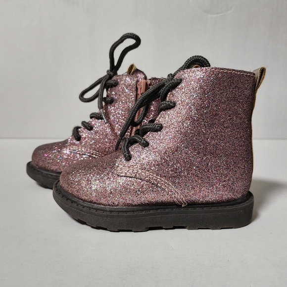 Carter Toddler Glitter lace-up boots - Picture 5 of 8
